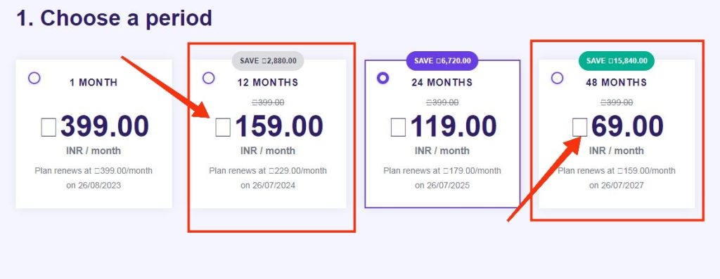 shared hosting 
