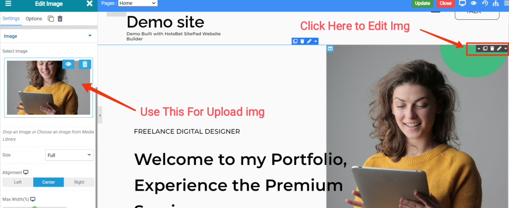 Create a Portfolio Website Using HostBet Free Website Builder