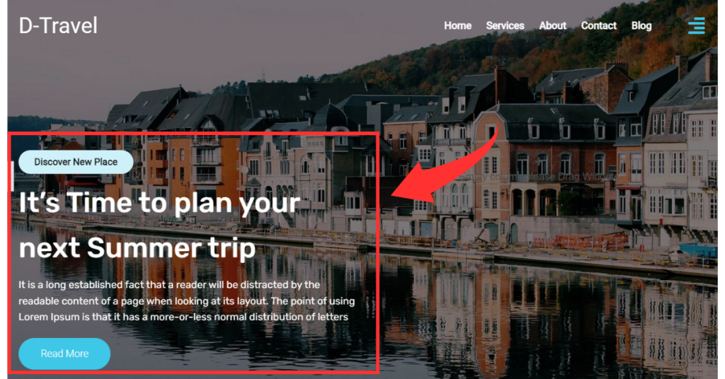 Create a Travel Website