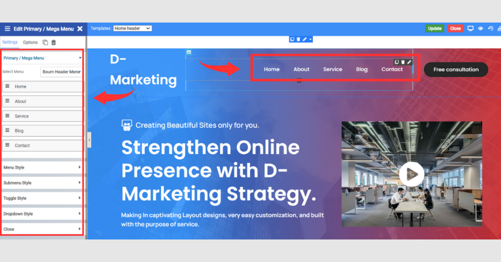 Create a Digital Marketing Agency Website