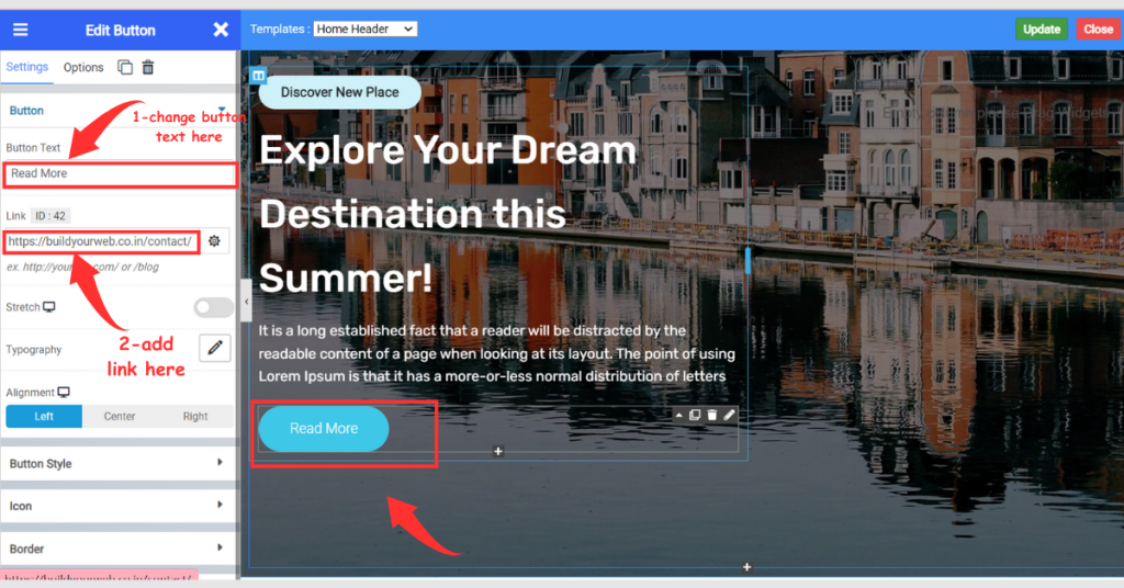 Create a Travel Website