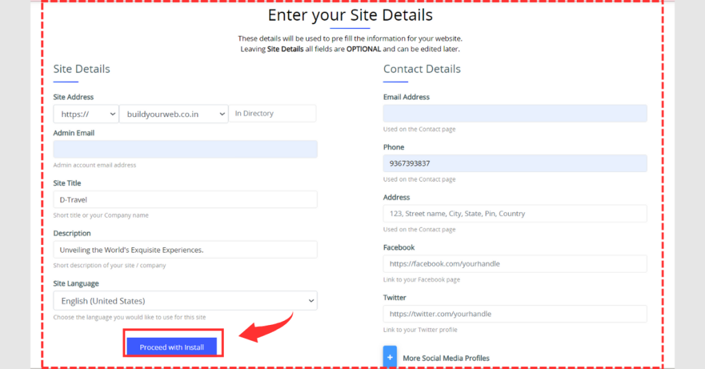 Create a Travel Website
