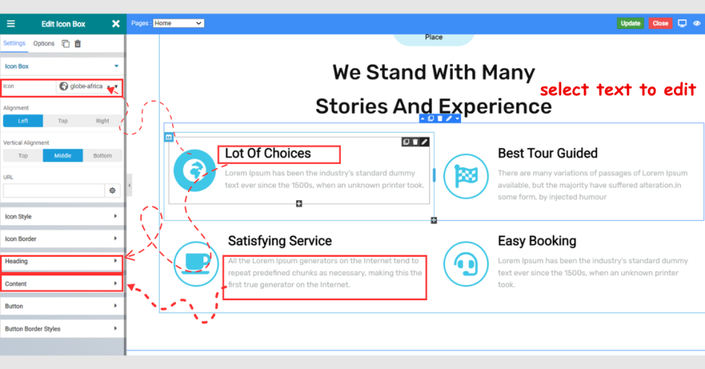 Create a Travel Website
