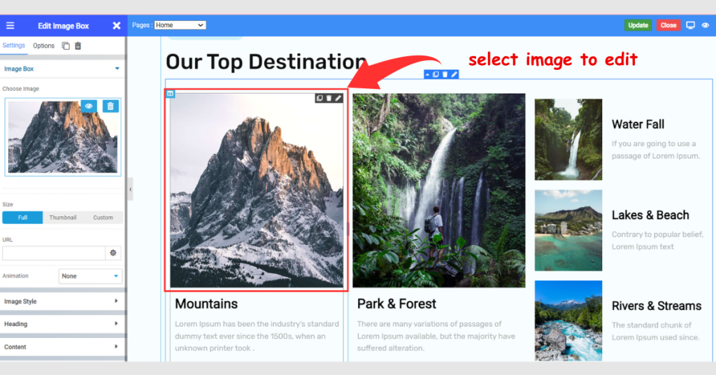 Create a Travel Website