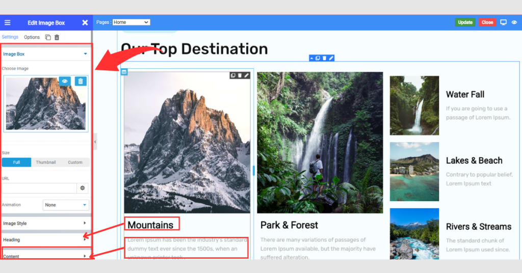 Create a Travel Website