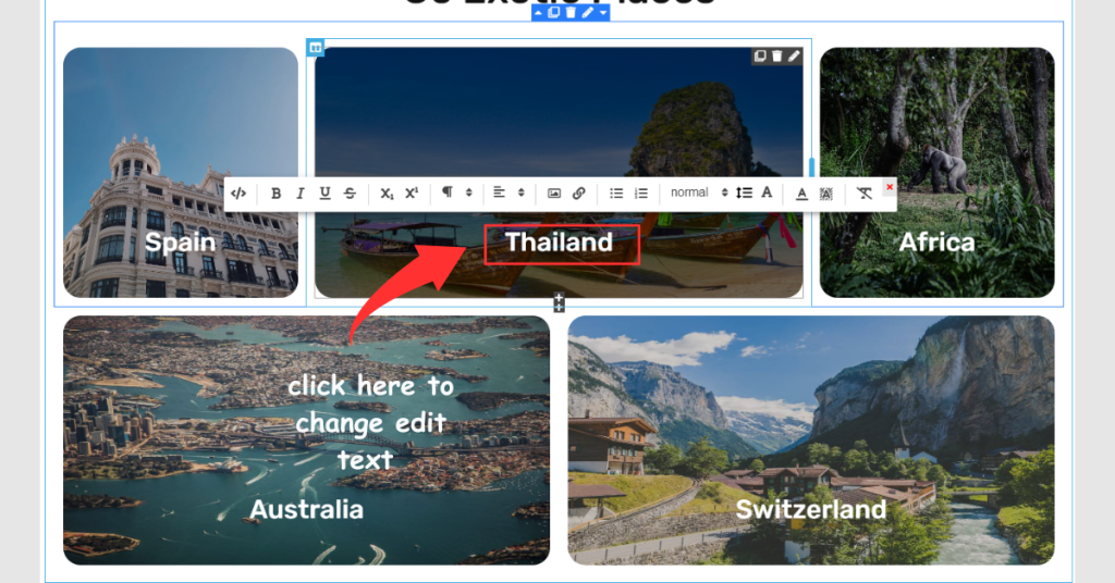 Create a Travel Website