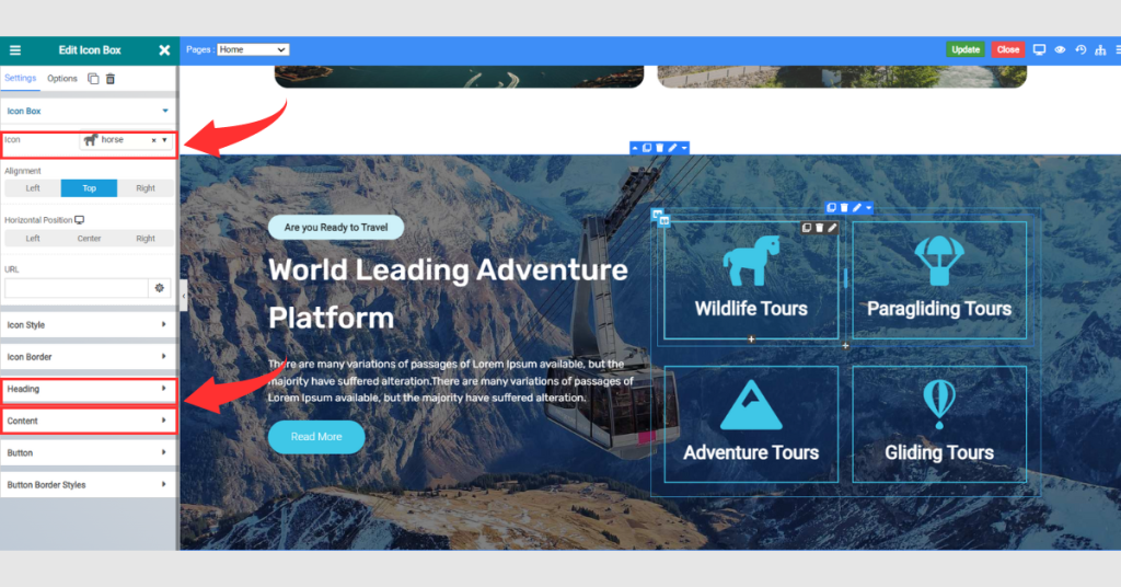 Create a Travel Website