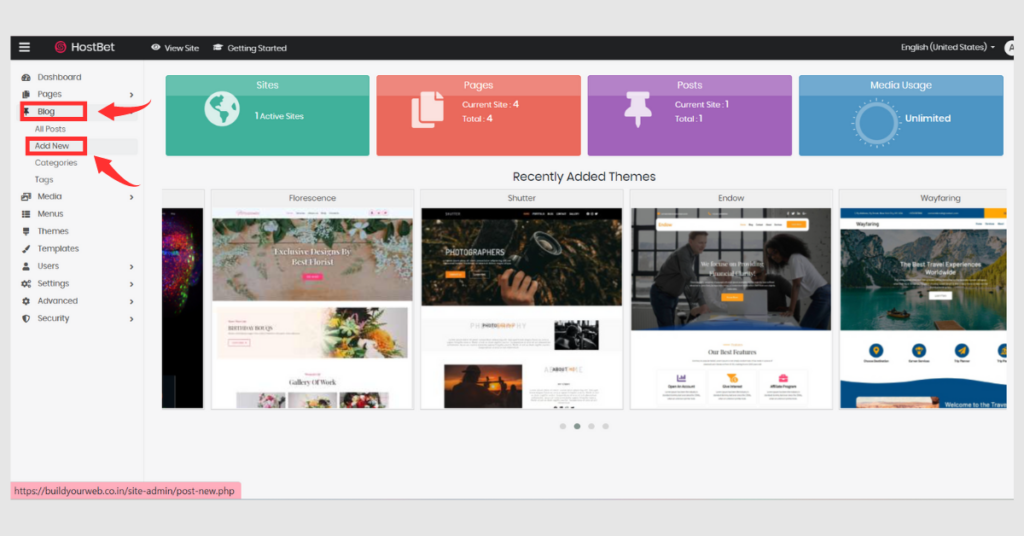 How to Create a Blog Website