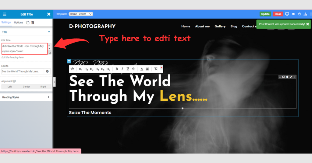How to Create a Photography Website