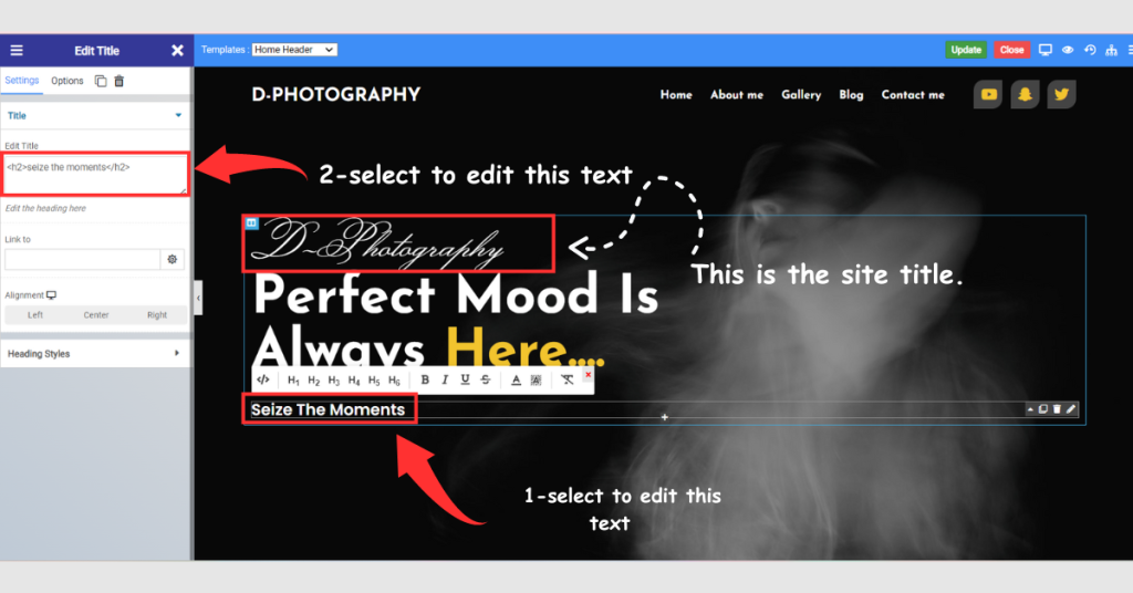 How to Create a Photography Website
